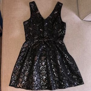 Black and Silver dress